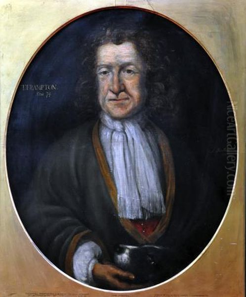 Tregonwell Frampton Esq Of Morton County, Dorset, Styled Father Of The Turf Oil Painting by John Wootton