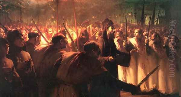 The 10th of Muharram Oil Painting by Fausto Zonaro