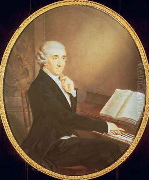 Joseph Haydn c.1795 Oil Painting by Johann Zitterer