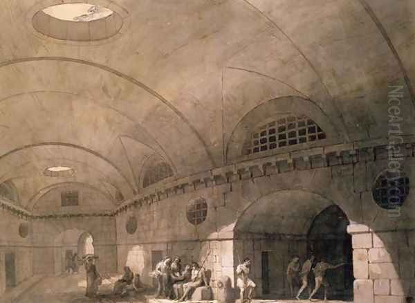 T31459 A Prison Scene, 1794 Oil Painting by Antonio Zucchi