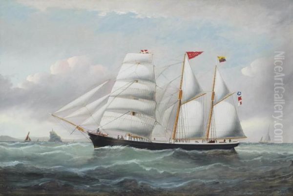 The Colombian Barquentine 
Zelia 
 From Riohacha Oil Painting by William Howard Yorke