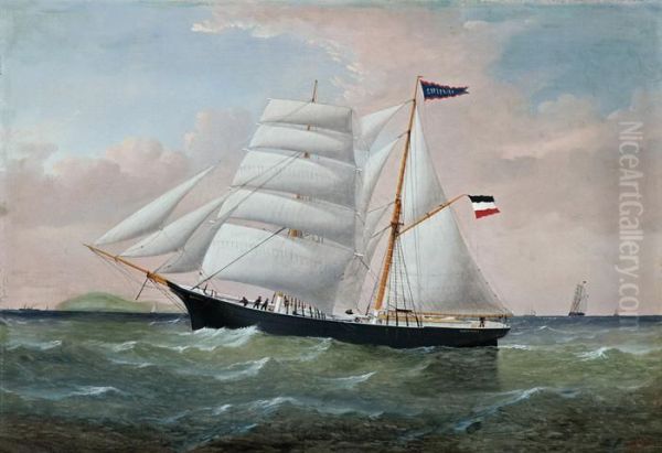 The Ship Gottfried At Sea Oil Painting by William Howard Yorke