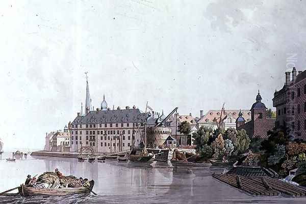 Dusseldorf Oil Painting by Johann Ziegler