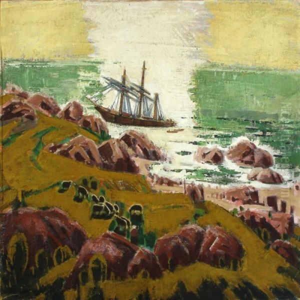 Vrag I Solstriber Oil Painting by Ernst Zeuthen