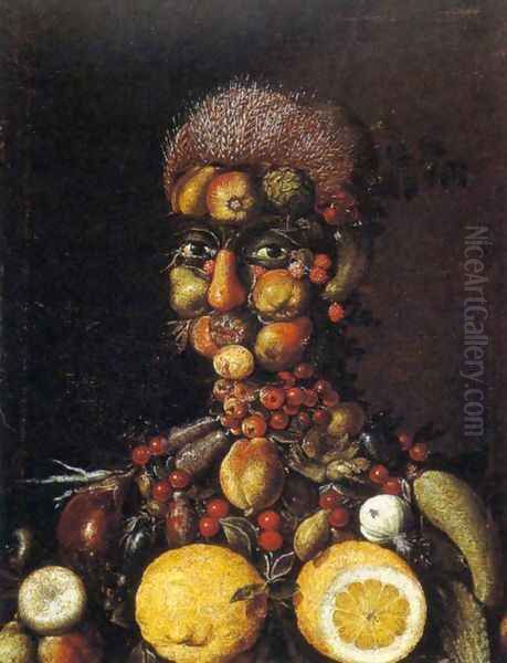 Composite Head c. 1610 Oil Painting by Francesco Zucchi or Zucco