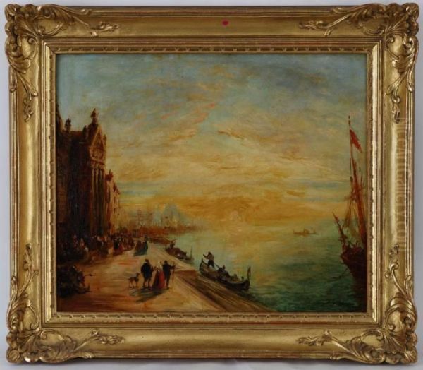 Venise, San Giorgio Oil Painting by Felix Ziem