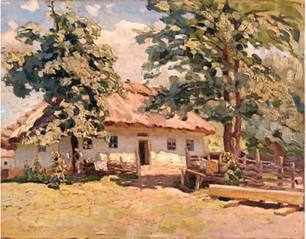 Landscape with a Cottage by Viktor Ivanovich Zarubin