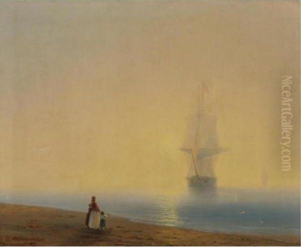 The Return Oil Painting by Ivan Konstantinovich Aivazovsky