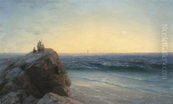 The Farewell Oil Painting by Ivan Konstantinovich Aivazovsky