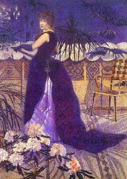 Hector France Nee Irma Clare Oil Painting by Henri Edmond Cross