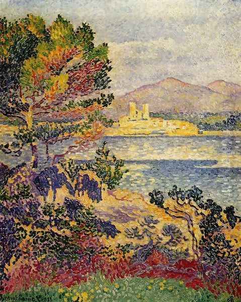 Antibes, Morning Oil Painting by Henri Edmond Cross