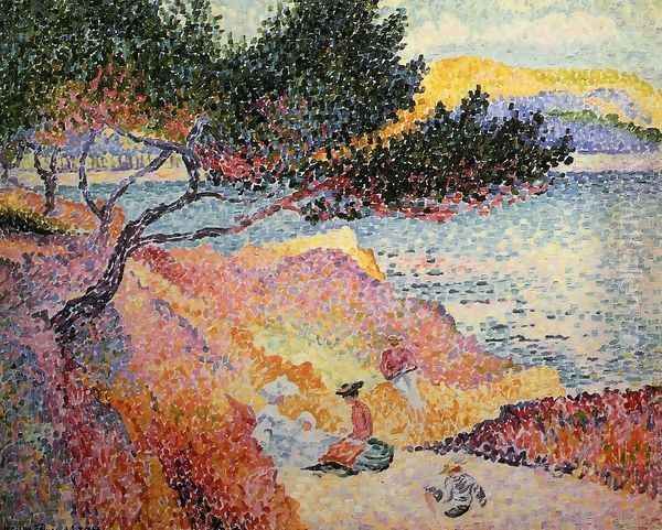 The Bay at Cavaliere Oil Painting by Henri Edmond Cross