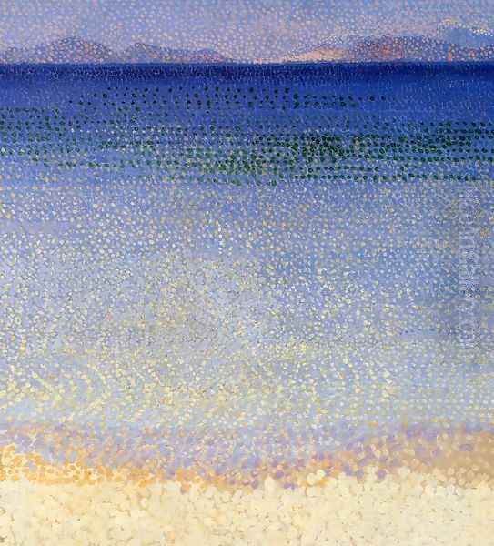 The Iles d'Or (The Iles d'Hyeres, Var), c.1891-92 Oil Painting by Henri Edmond Cross