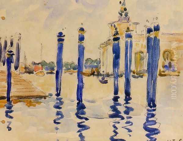 La Donana, Venice Oil Painting by Henri Edmond Cross