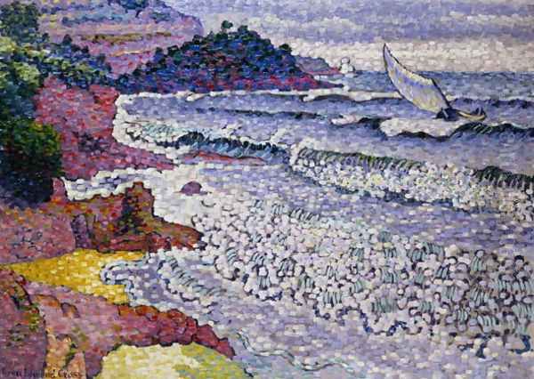 The Choppy Sea, 1902-3 Oil Painting by Henri Edmond Cross