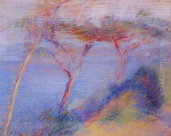 Landscape III Oil Painting by Henri Edmond Cross