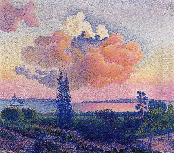 The Pink Cloud Oil Painting by Henri Edmond Cross