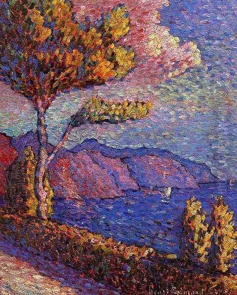 The Canal near St. Tropez Oil Painting by Henri Edmond Cross