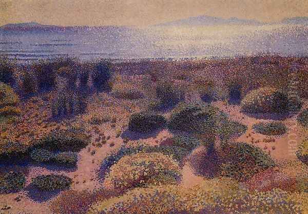 Plage de la Vignassa Oil Painting by Henri Edmond Cross