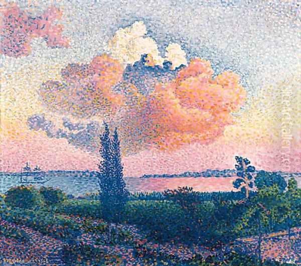 Le nuage rose Oil Painting by Henri Edmond Cross