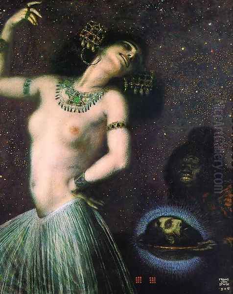 Salome 1906 Oil Painting by Franz von Stuck