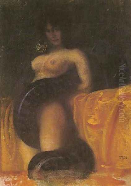 Sensuality Oil Painting by Franz von Stuck