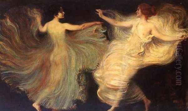 Dancers Oil Painting by Franz von Stuck