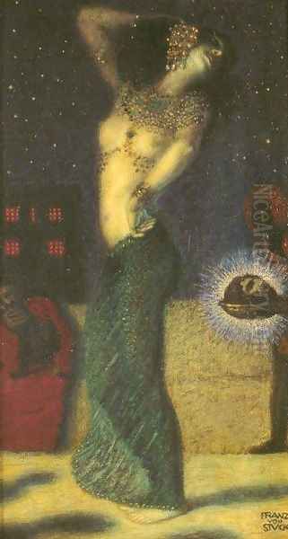 Salome Oil Painting by Franz von Stuck