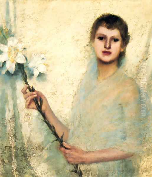 Innocence Oil Painting by Franz von Stuck