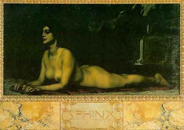 The Sphinx Oil Painting by Franz von Stuck