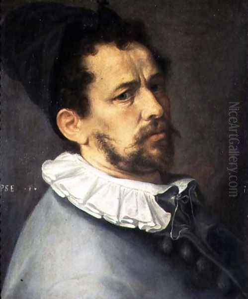 Self portrait, c.1580-85 Oil Painting by Bartholomaeus Spranger