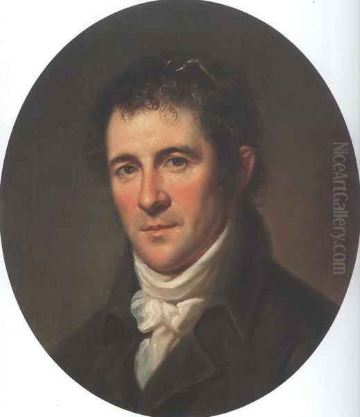 Benjamin Henry Latrobe 1804 Oil Painting by Charles Willson Peale