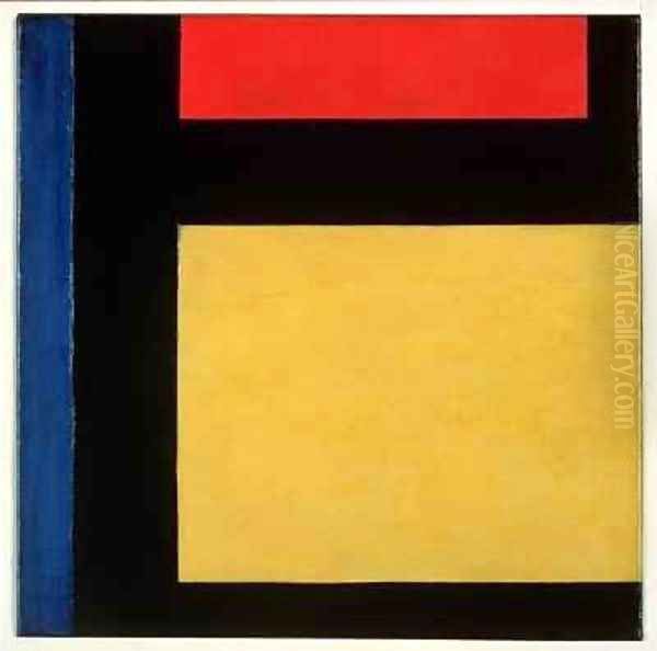 Contra compositie Oil Painting by Theo van Doesburg