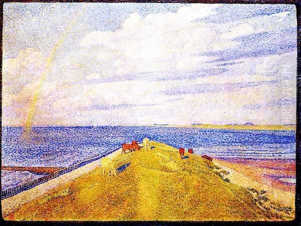 Rainbow Oil Painting by Theo van Rysselberghe