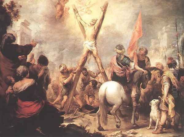 The Martyrdom of St Andrew 1675-82 Oil Painting by Bartolome Esteban Murillo