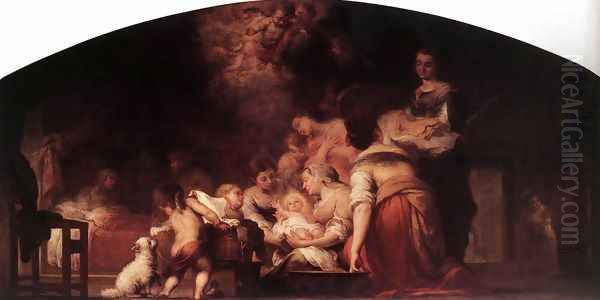 Birth of the Virgin 1660 Oil Painting by Bartolome Esteban Murillo