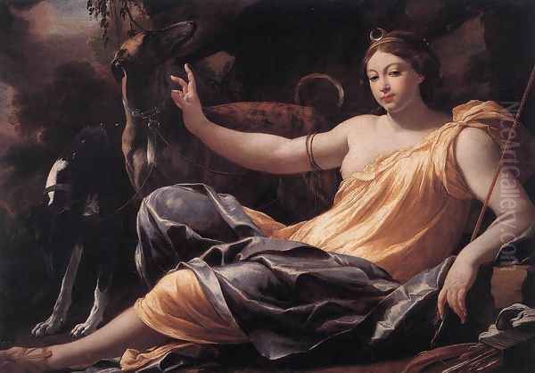 Diana 1637 Oil Painting by Simon Vouet