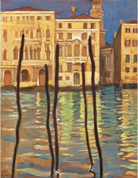 Venise Oil Painting by Ernest Bieler