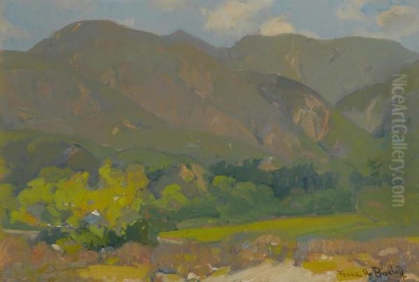 Pasadena Hills Oil Painting by Franz Bischoff