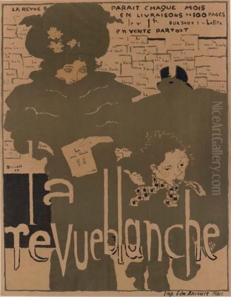 La Revue Blanche Oil Painting by Pierre Bonnard