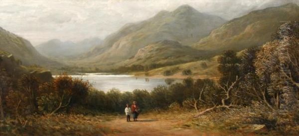 Loch Ness Oil Painting by Samuel Bough