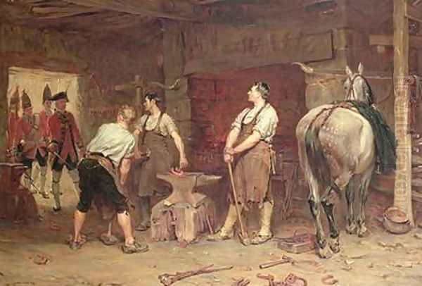 After Culloden Rebel Hunting Oil Painting by John Seymour Lucas