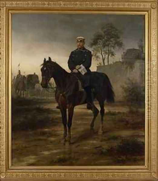 Bismarck before Paris Oil Painting by Wilhelm Camphausen