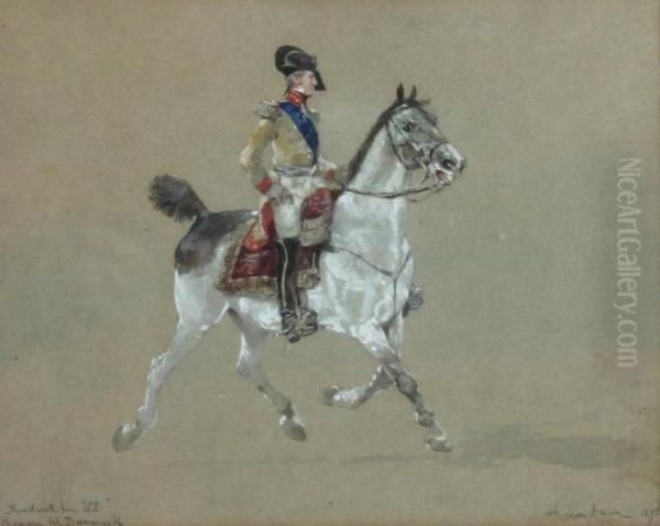 Frederick Vi Oil Painting by John Lewis Brown