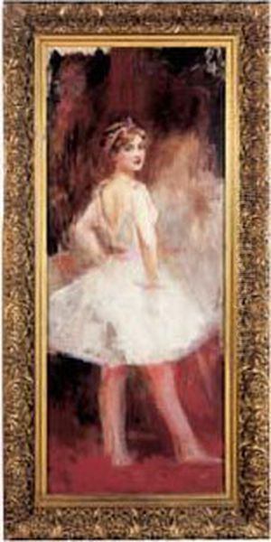 Portrait De Ballerine Oil Painting by Leon Francois Comerre