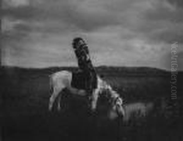 Oasis In The Badlands by Edward Sherrif Curtis