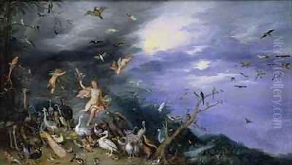 The Allegory of Air Oil Painting by Jan & Balen, Hendrik van Brueghel