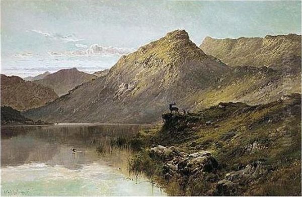 In The Wilds O' Aberdeen Oil Painting by Alfred de Breanski