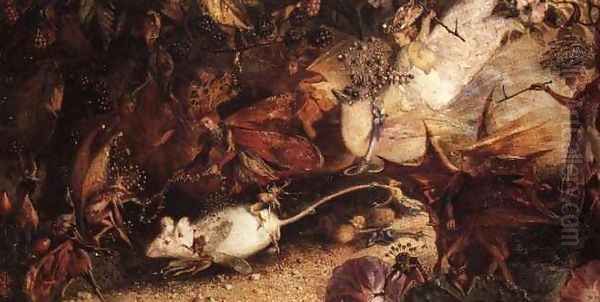 The Chase of the White Mice Oil Painting by John Anster Fitzgerald