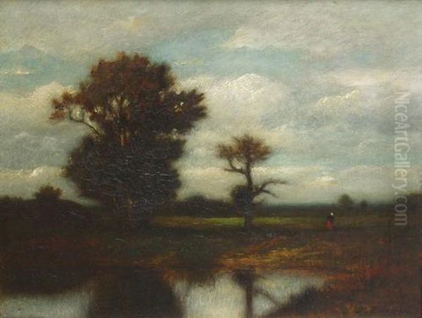 Paisaje Oil Painting by Jules Dupre